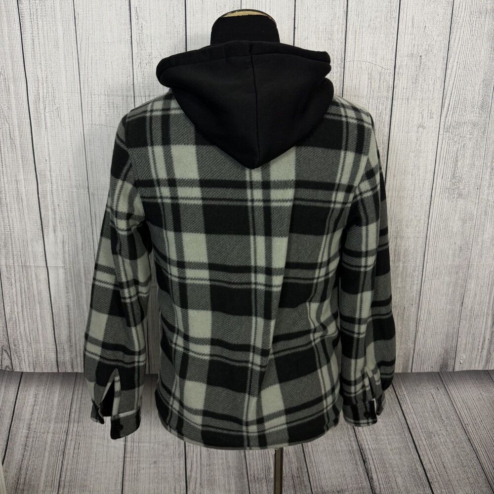 Buffalo Outdoors Workwear Men's Medium Multicolor Plaid Fleece Full Zip Jacket - Picture 4 of 9